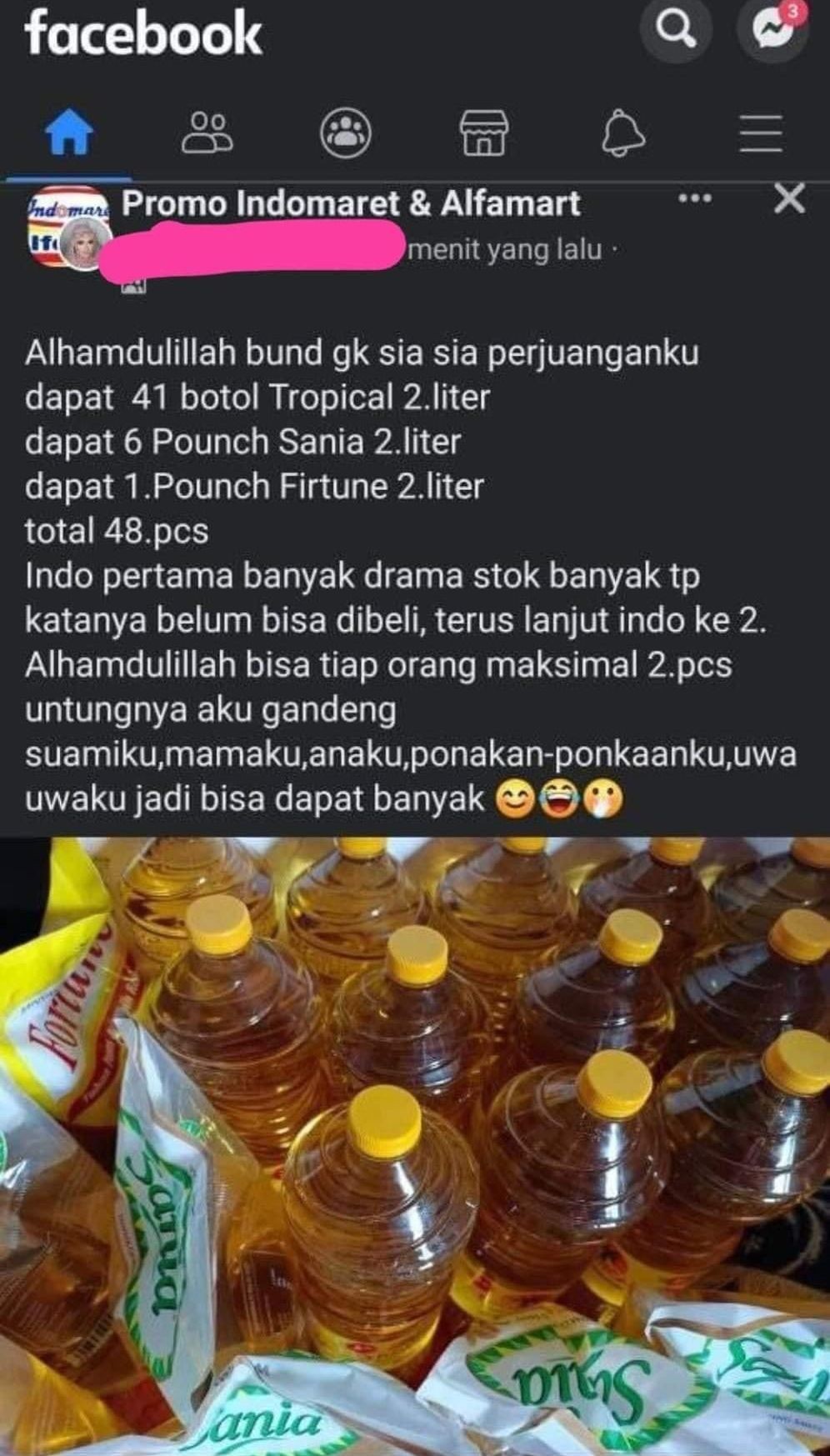 3 Aksi Kocak Rebutan Minyak Goreng, Bikin Ngakak